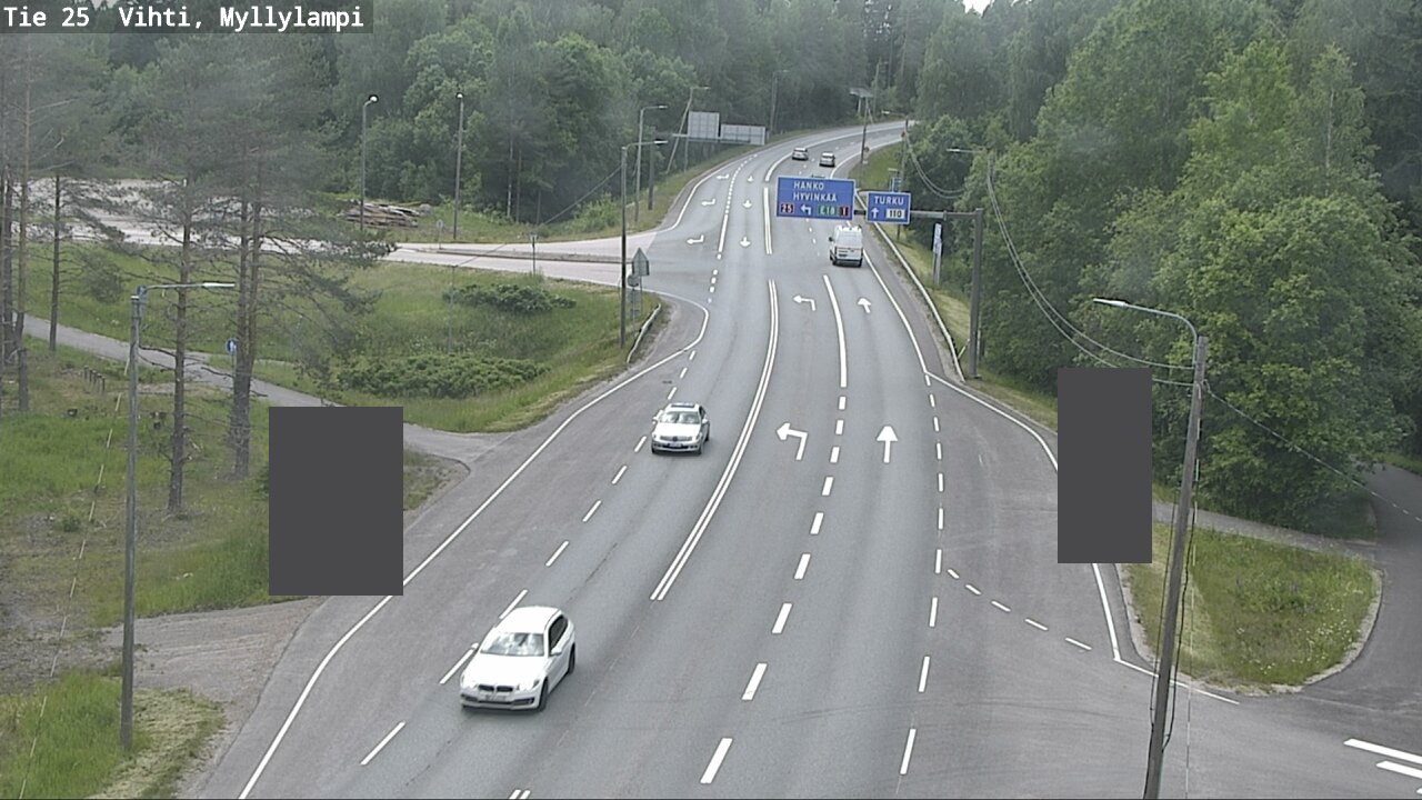 Kelikamerat Kuva Tie 25 Lohja Myllylampi, Lohja, Uusimaa