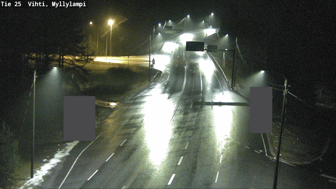 Weather Camera Image Väg 25 Lojo Myllylampi, Lohja, Uusimaa