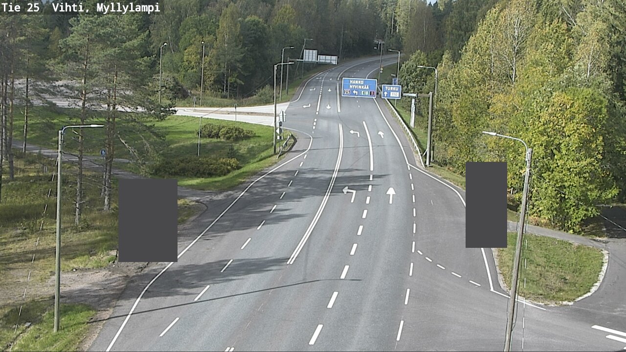 Weather Camera Image Road 25 Lohja Myllylampi, Lohja, Uusimaa