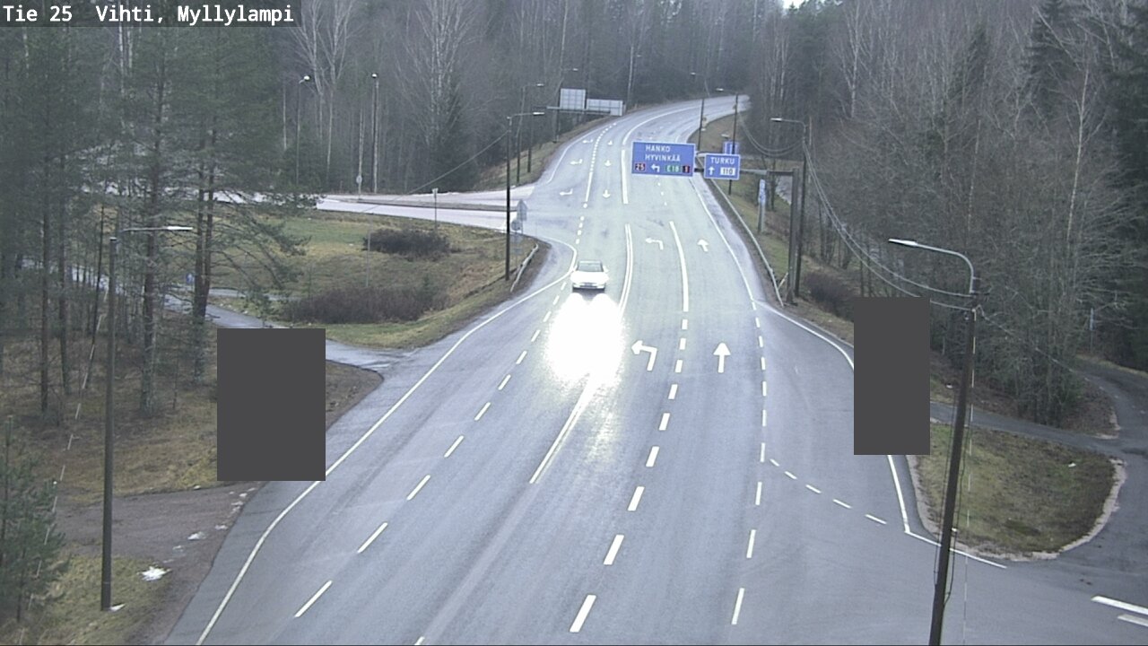 Weather Camera Image Road 25 Lohja Myllylampi, Lohja, Uusimaa