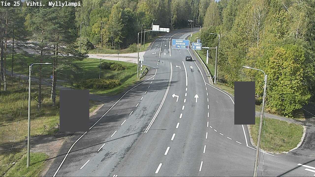 Weather Camera Image Road 25 Lohja Myllylampi, Lohja, Uusimaa