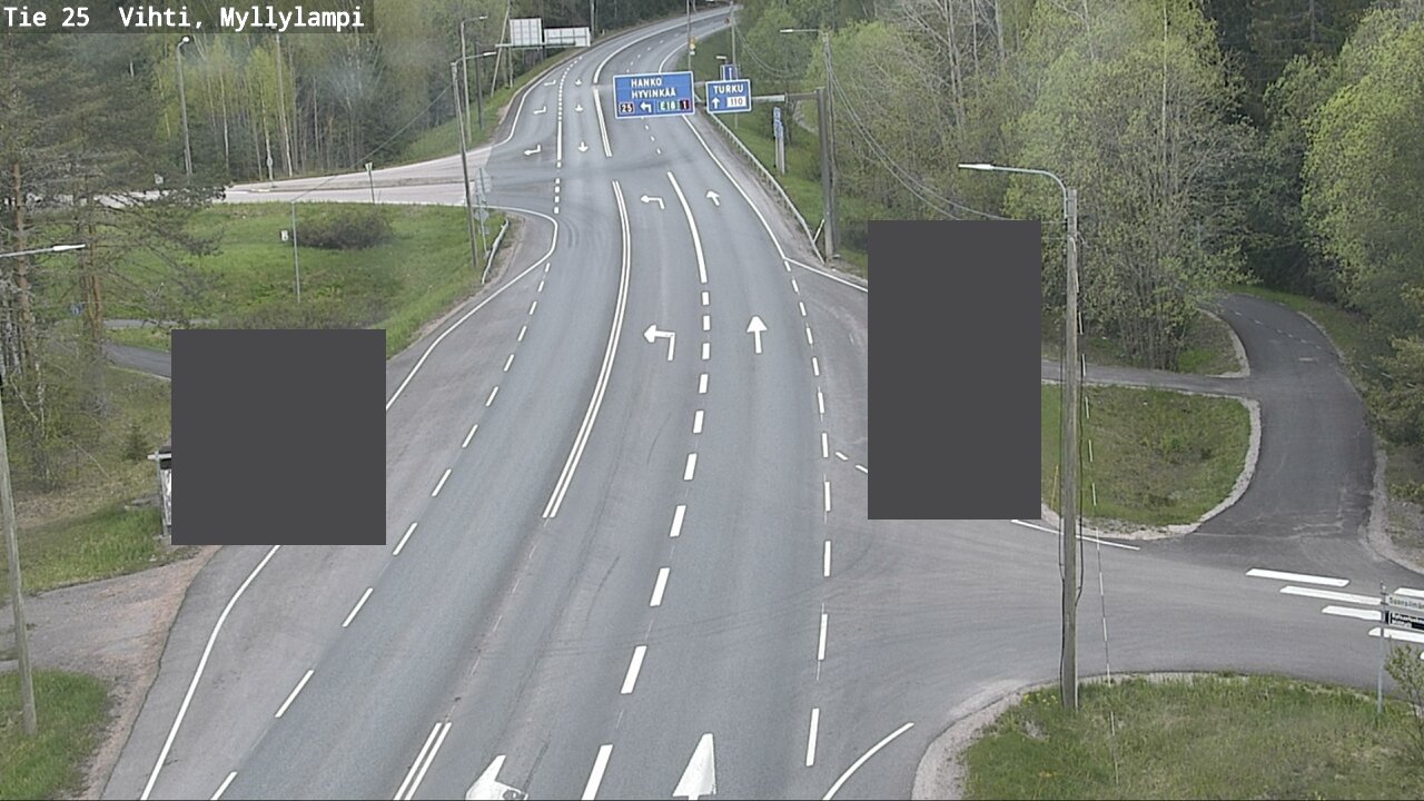 Weather Camera Image Road 25 Lohja Myllylampi, Lohja, Uusimaa