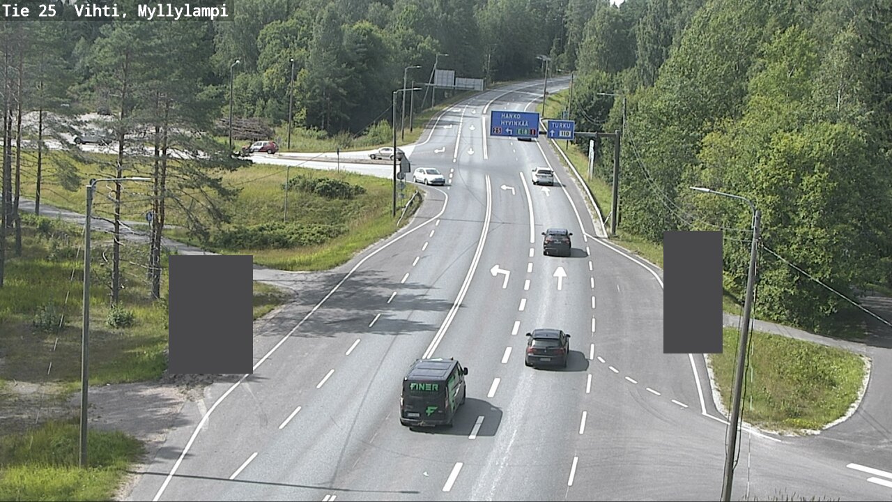 Kelikamerat Kuva Tie 25 Lohja Myllylampi, Lohja, Uusimaa