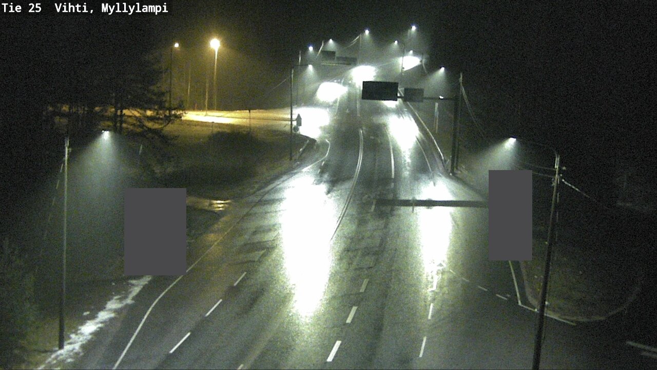 Weather Camera Image Väg 25 Lojo Myllylampi, Lohja, Uusimaa