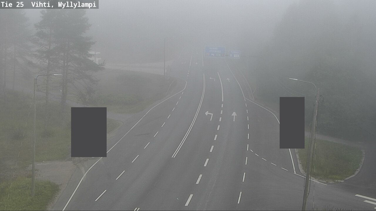 Weather Camera Image Road 25 Lohja Myllylampi, Lohja, Uusimaa