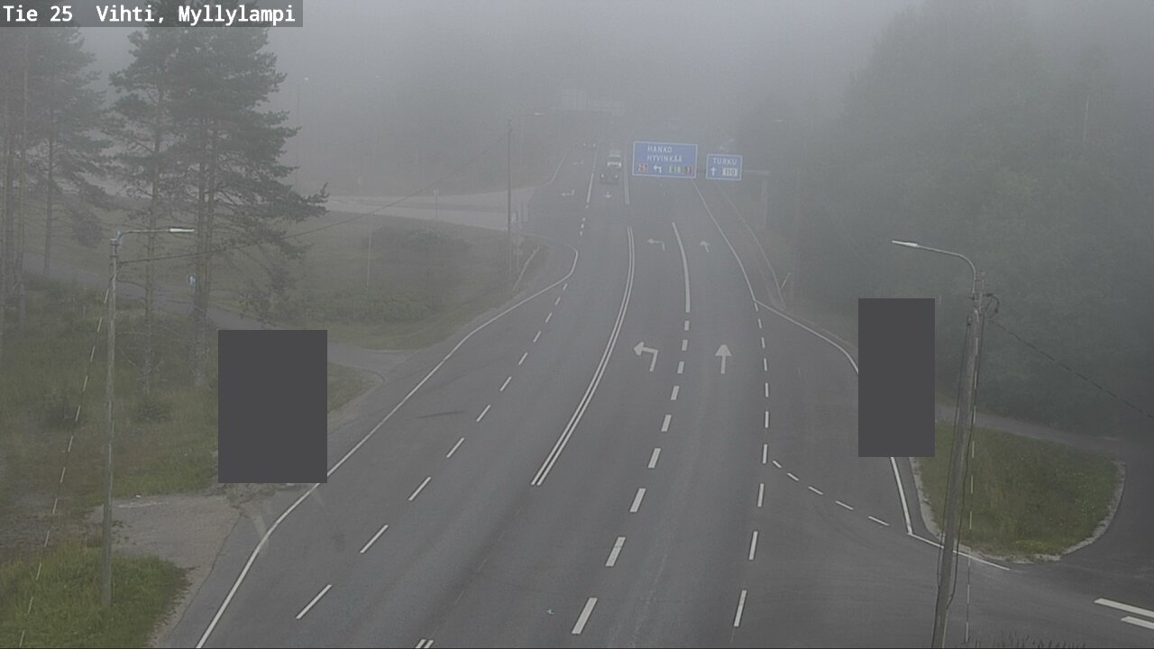 Weather Camera Image Road 25 Lohja Myllylampi, Lohja, Uusimaa
