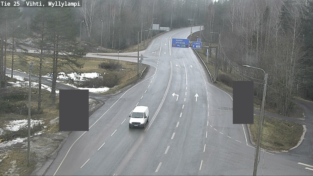 Weather Camera Image Road 25 Lohja Myllylampi, Lohja, Uusimaa