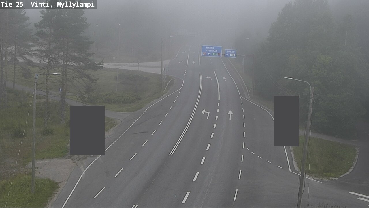 Weather Camera Image Road 25 Lohja Myllylampi, Lohja, Uusimaa