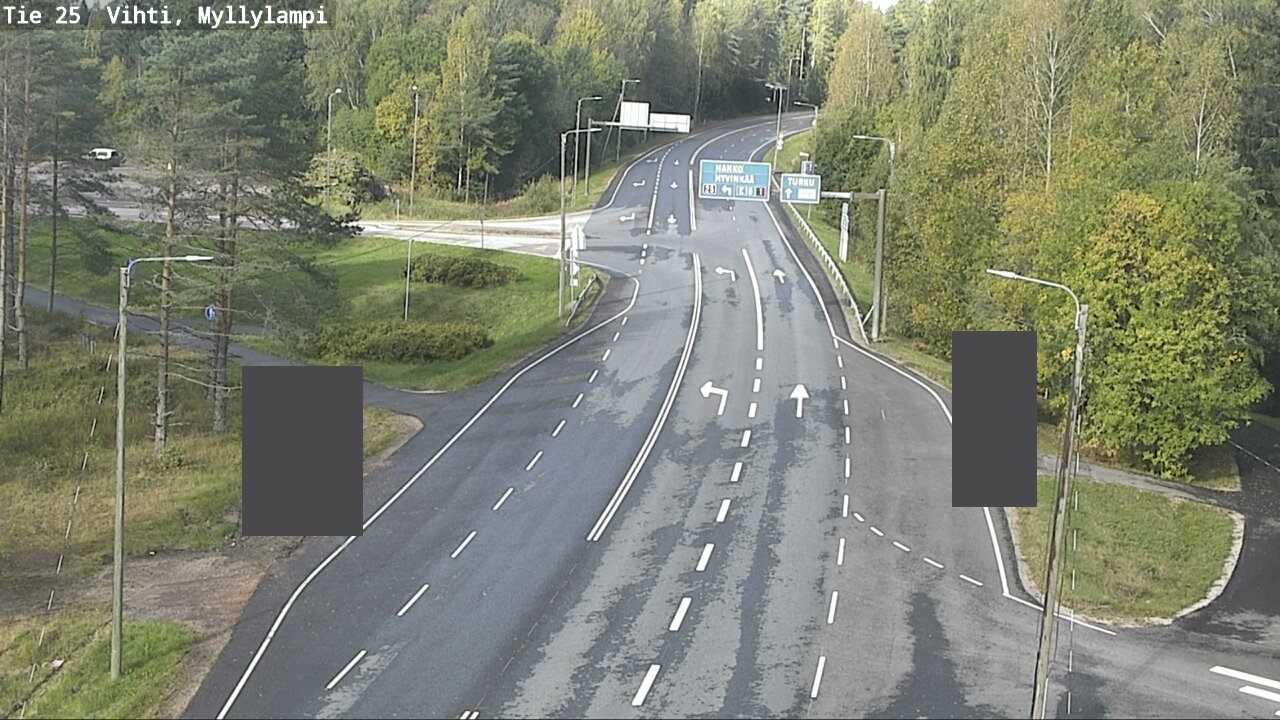 Weather Camera Image Road 25 Lohja Myllylampi, Lohja, Uusimaa