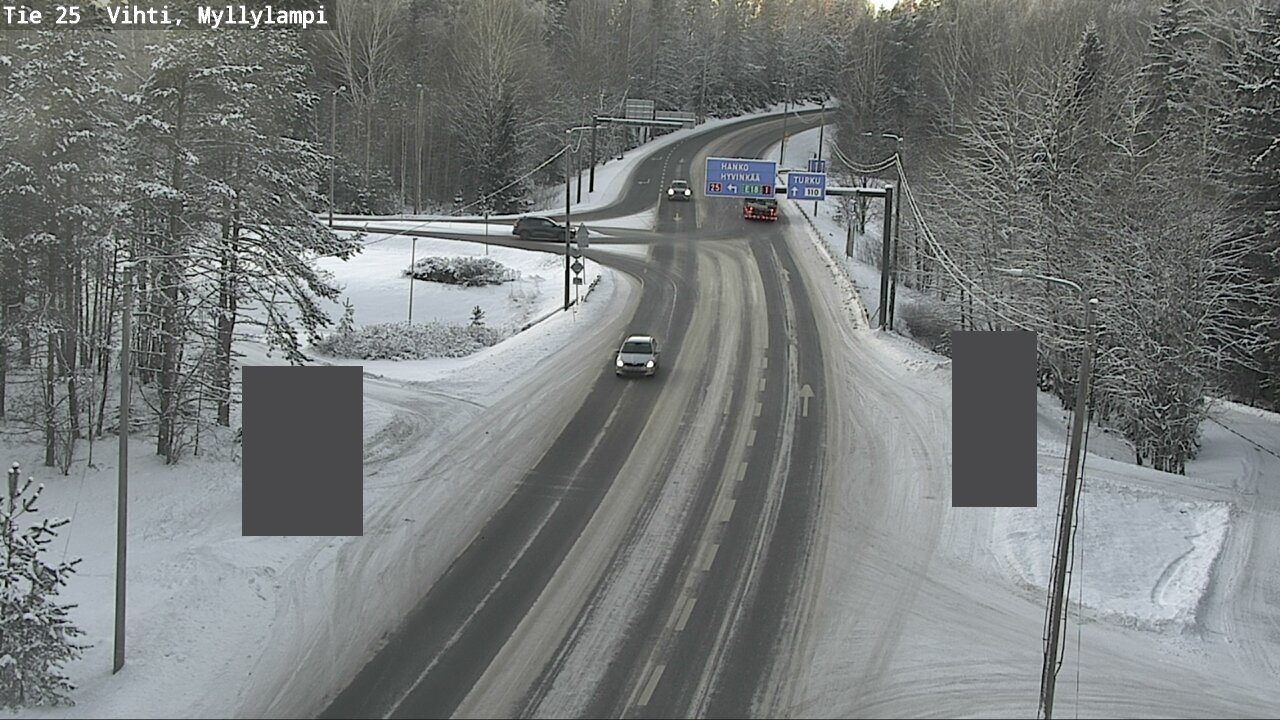 Weather Camera Image Road 25 Lohja Myllylampi, Lohja, Uusimaa