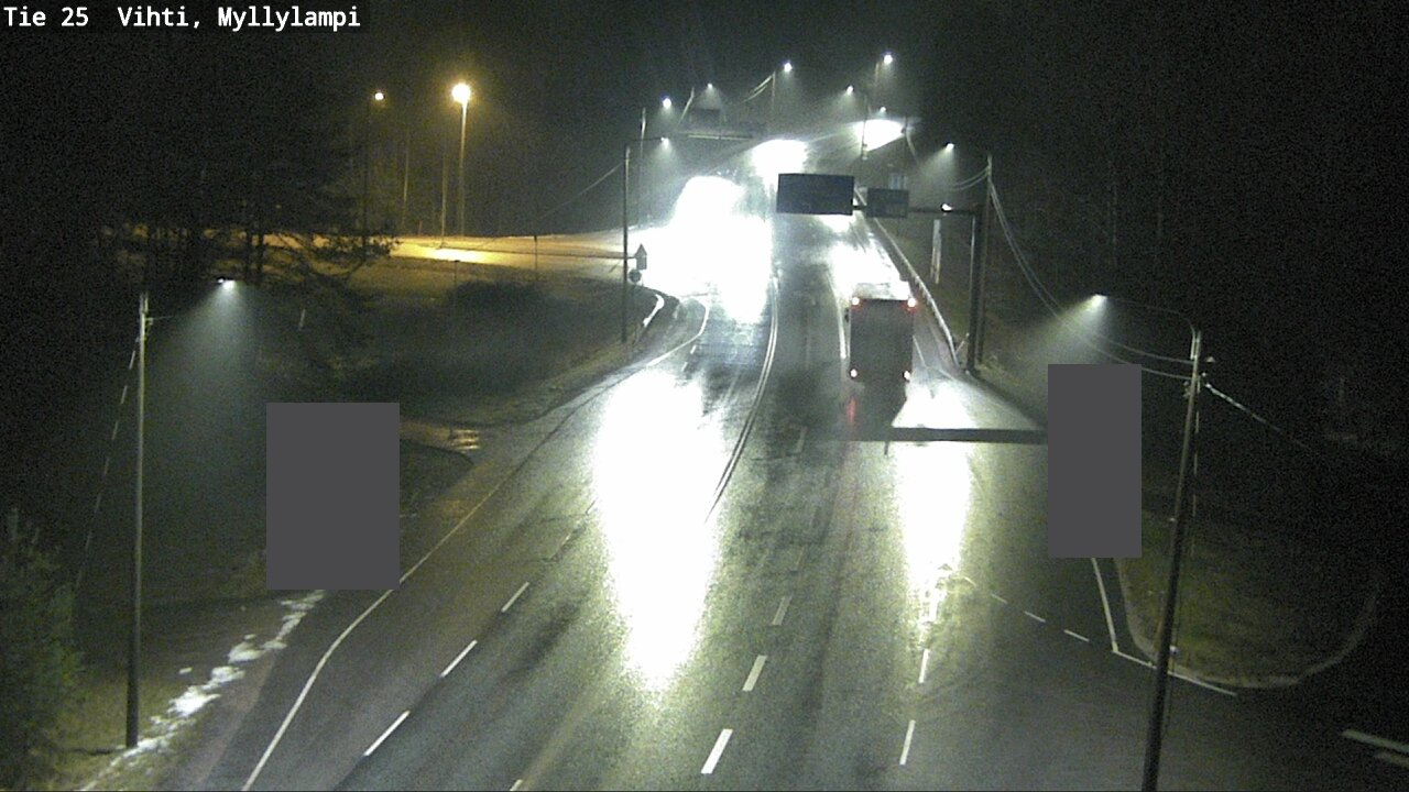 Weather Camera Image Väg 25 Lojo Myllylampi, Lohja, Uusimaa