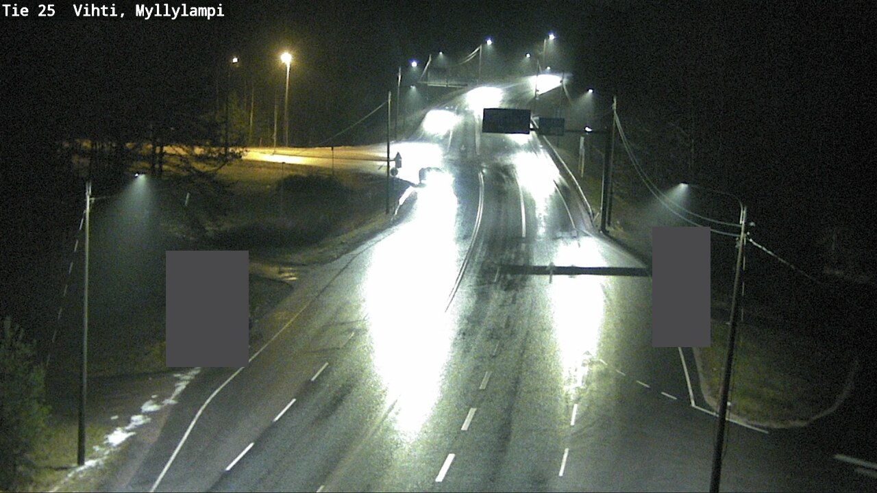 Weather Camera Image Väg 25 Lojo Myllylampi, Lohja, Uusimaa