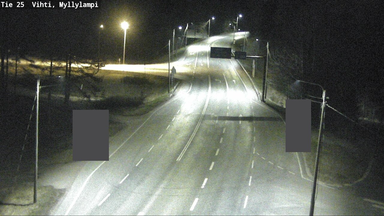 Weather Camera Image Väg 25 Lojo Myllylampi, Lohja, Uusimaa