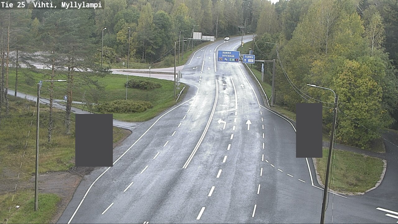Weather Camera Image Road 25 Lohja Myllylampi, Lohja, Uusimaa