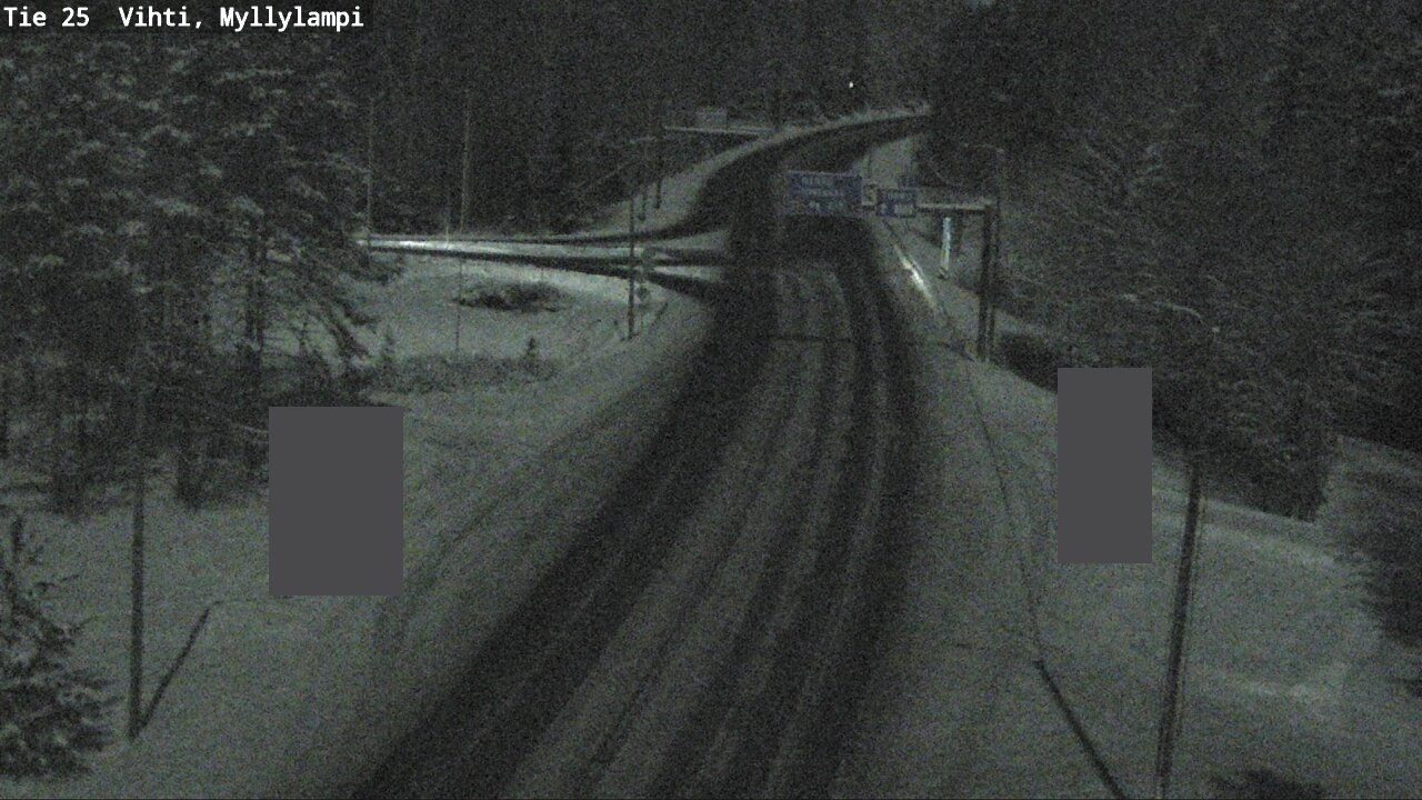 Weather Camera Image Road 25 Lohja Myllylampi, Lohja, Uusimaa