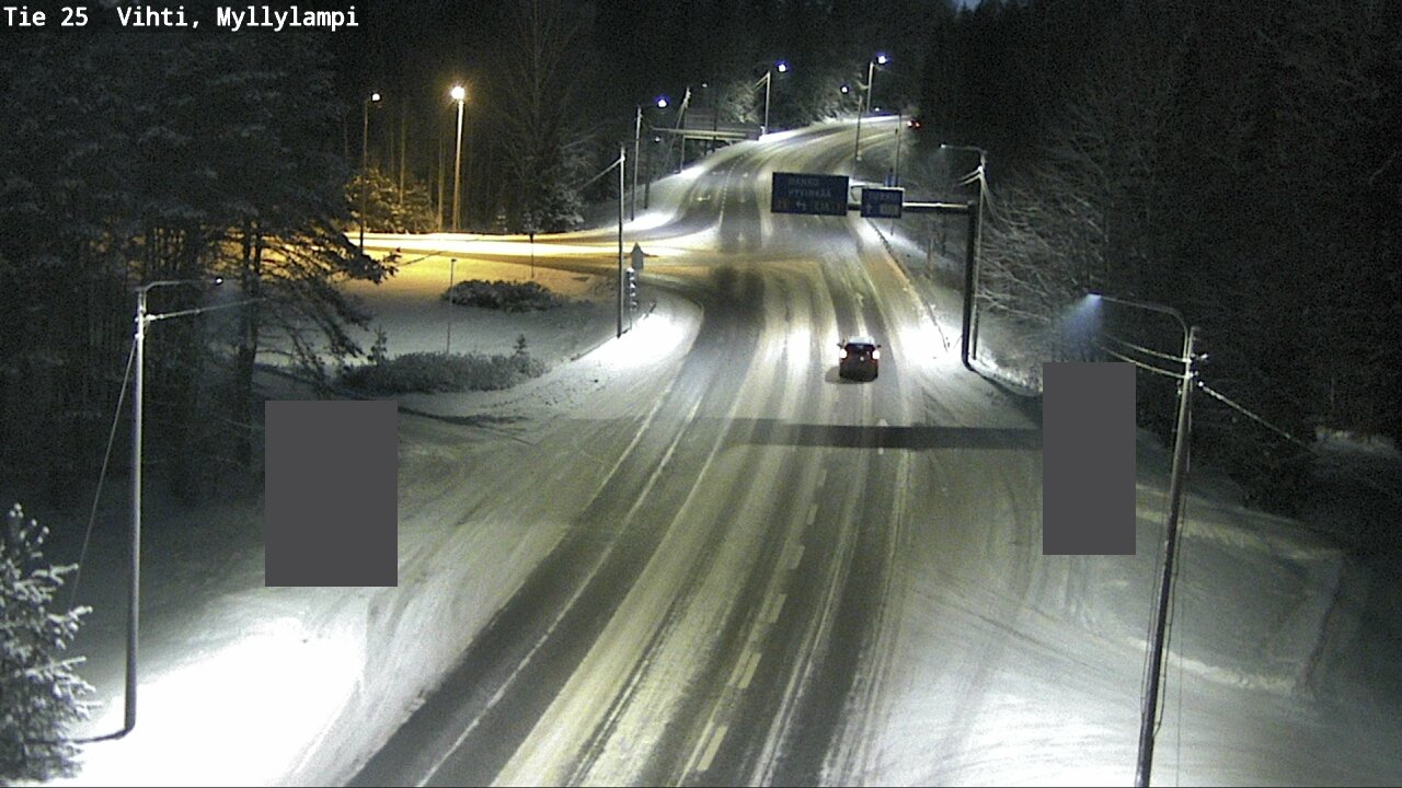 Weather Camera Image Road 25 Lohja Myllylampi, Lohja, Uusimaa