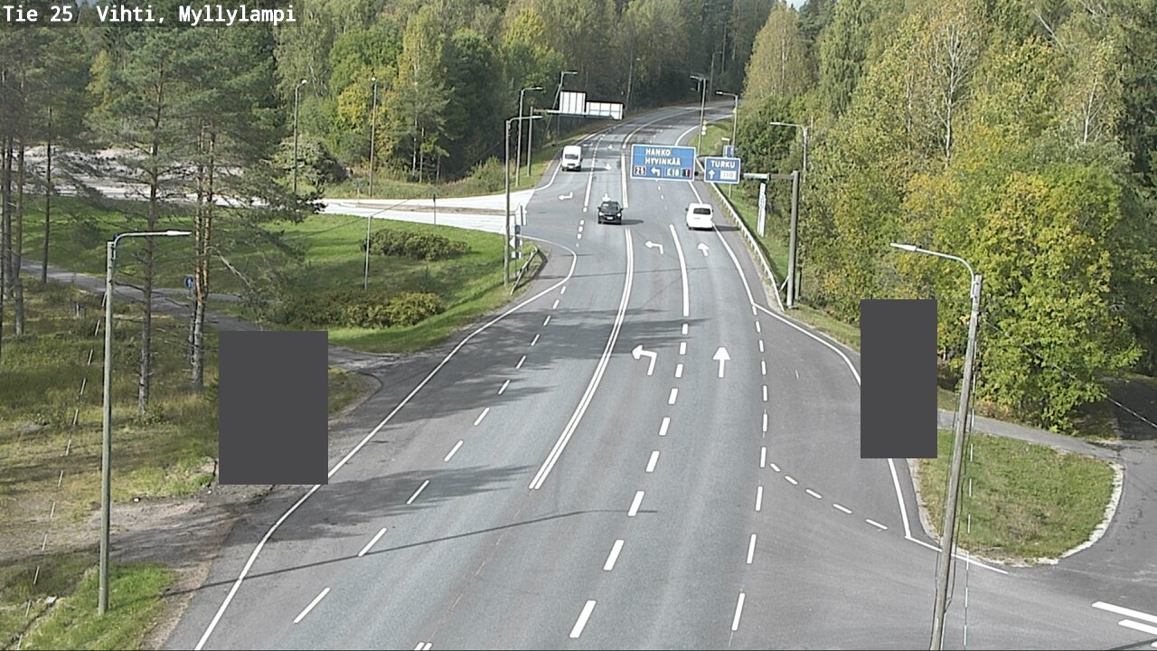 Weather Camera Image Road 25 Lohja Myllylampi, Lohja, Uusimaa