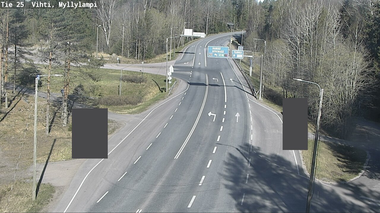 Kelikamerat Kuva Tie 25 Lohja Myllylampi, Lohja, Uusimaa