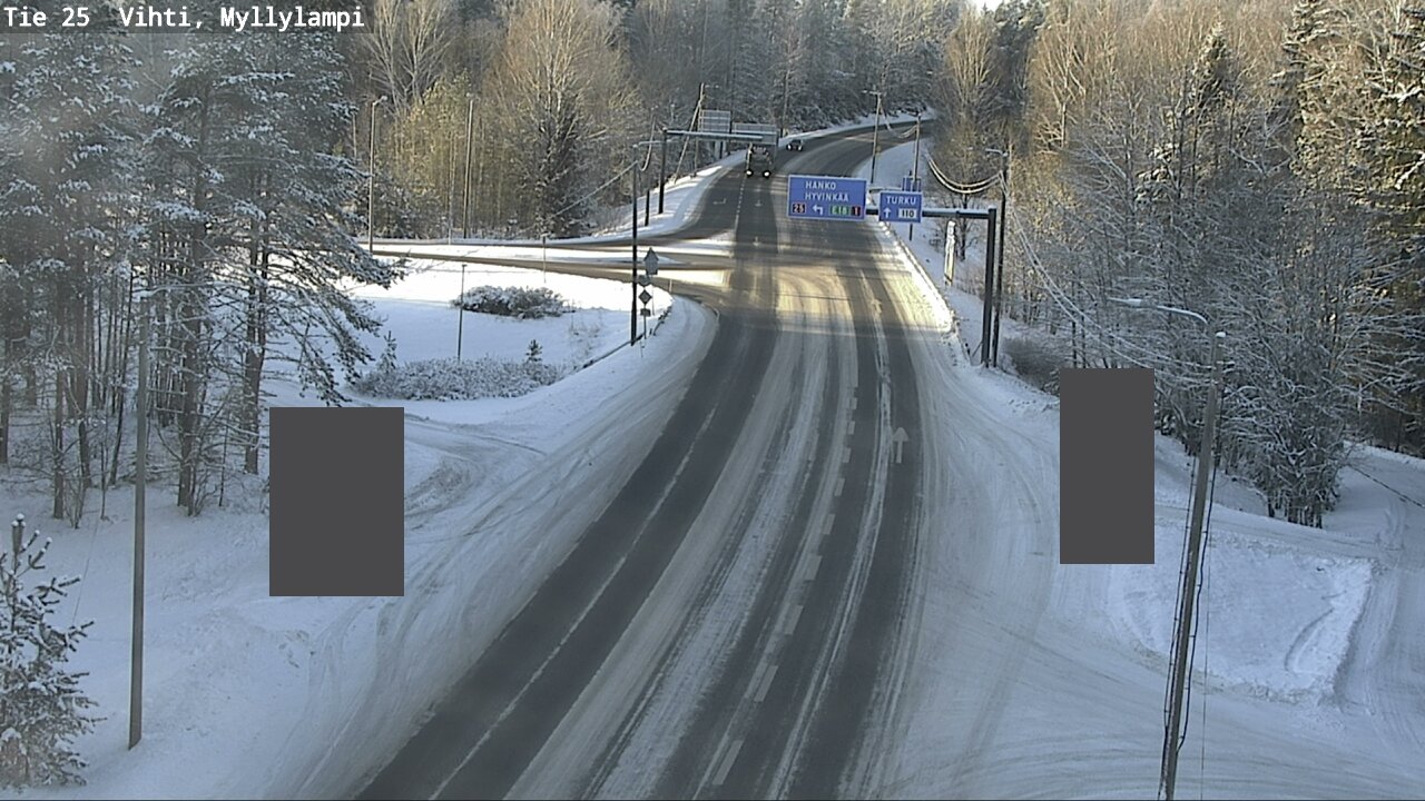 Weather Camera Image Road 25 Lohja Myllylampi, Lohja, Uusimaa
