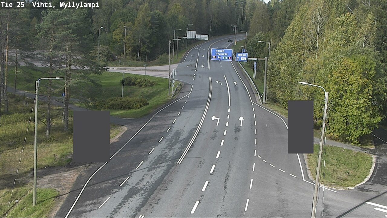 Weather Camera Image Road 25 Lohja Myllylampi, Lohja, Uusimaa
