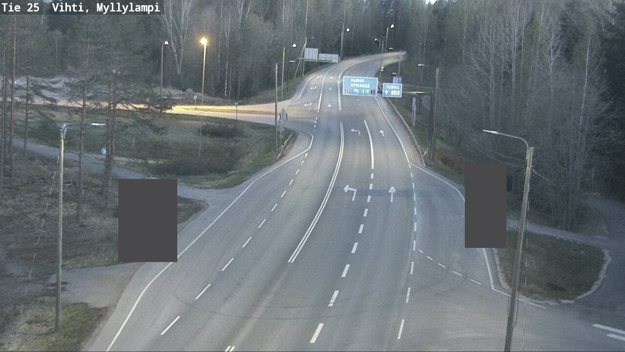 Weather Camera Image Road 25 Lohja Myllylampi, Lohja, Uusimaa