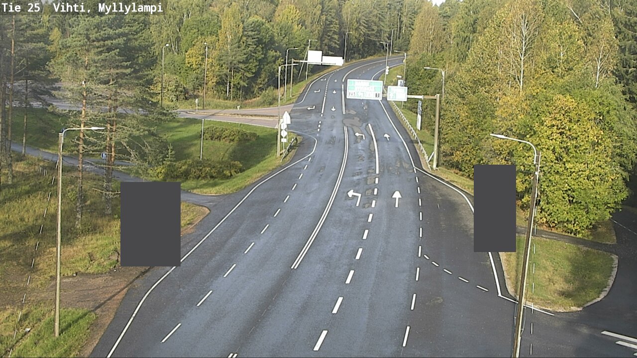 Weather Camera Image Road 25 Lohja Myllylampi, Lohja, Uusimaa