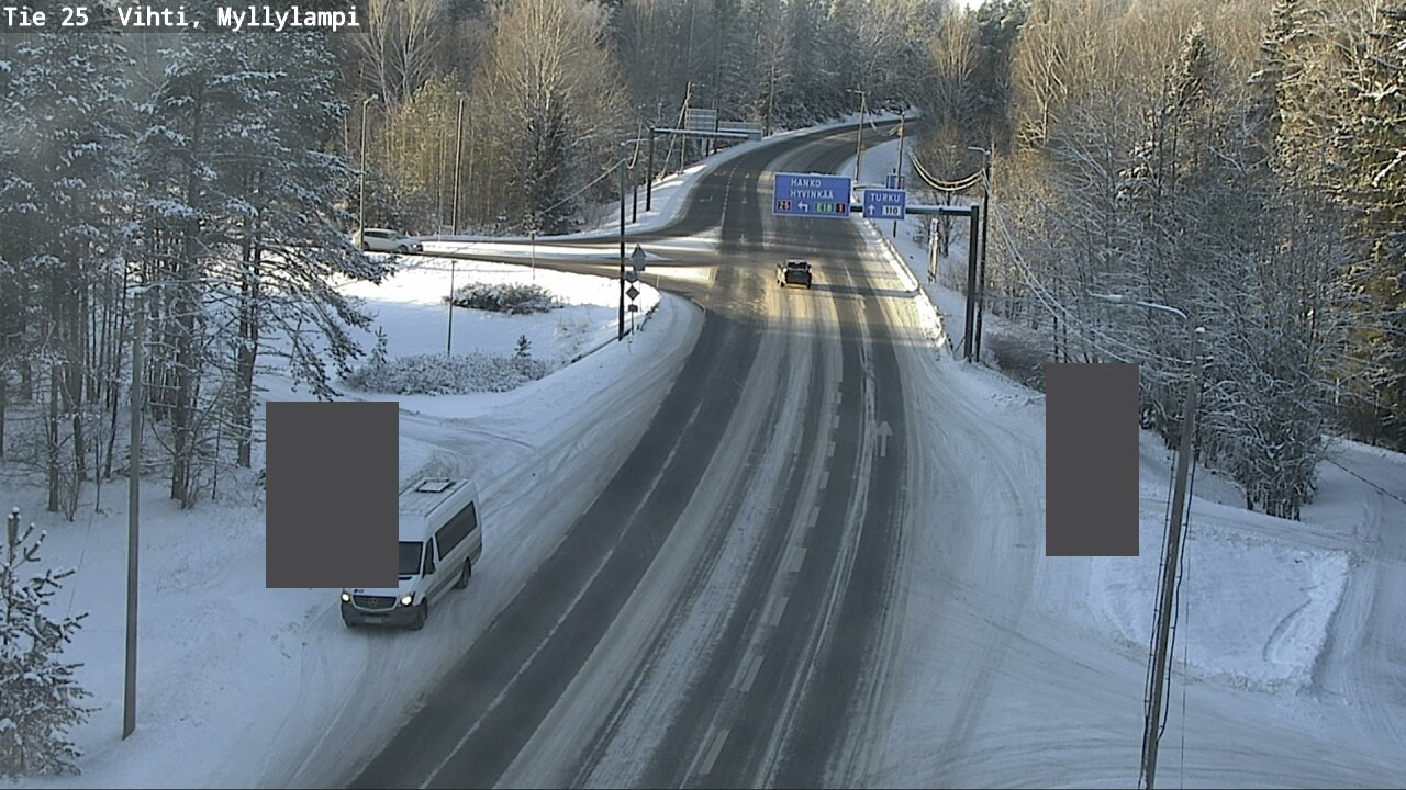 Weather Camera Image Road 25 Lohja Myllylampi, Lohja, Uusimaa