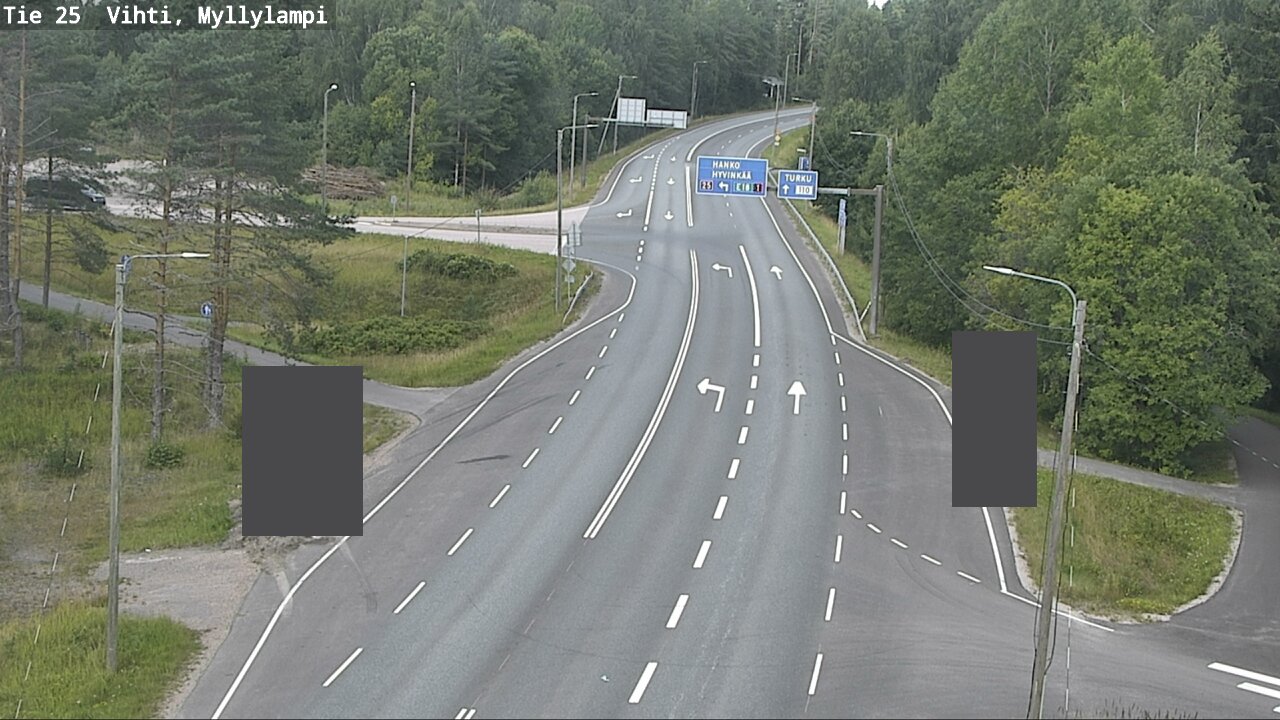 Kelikamerat Kuva Tie 25 Lohja Myllylampi, Lohja, Uusimaa