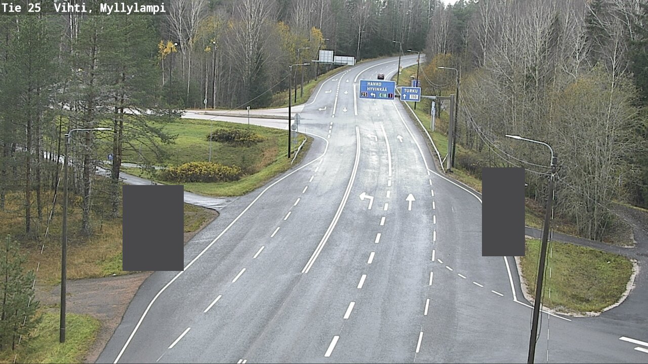 Kelikamerat Kuva Tie 25 Lohja Myllylampi, Lohja, Uusimaa