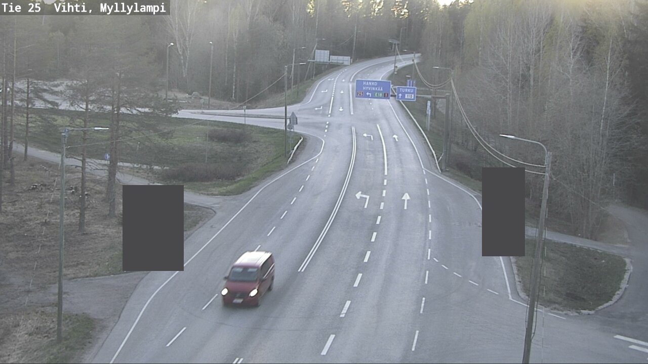 Kelikamerat Kuva Tie 25 Lohja Myllylampi, Lohja, Uusimaa