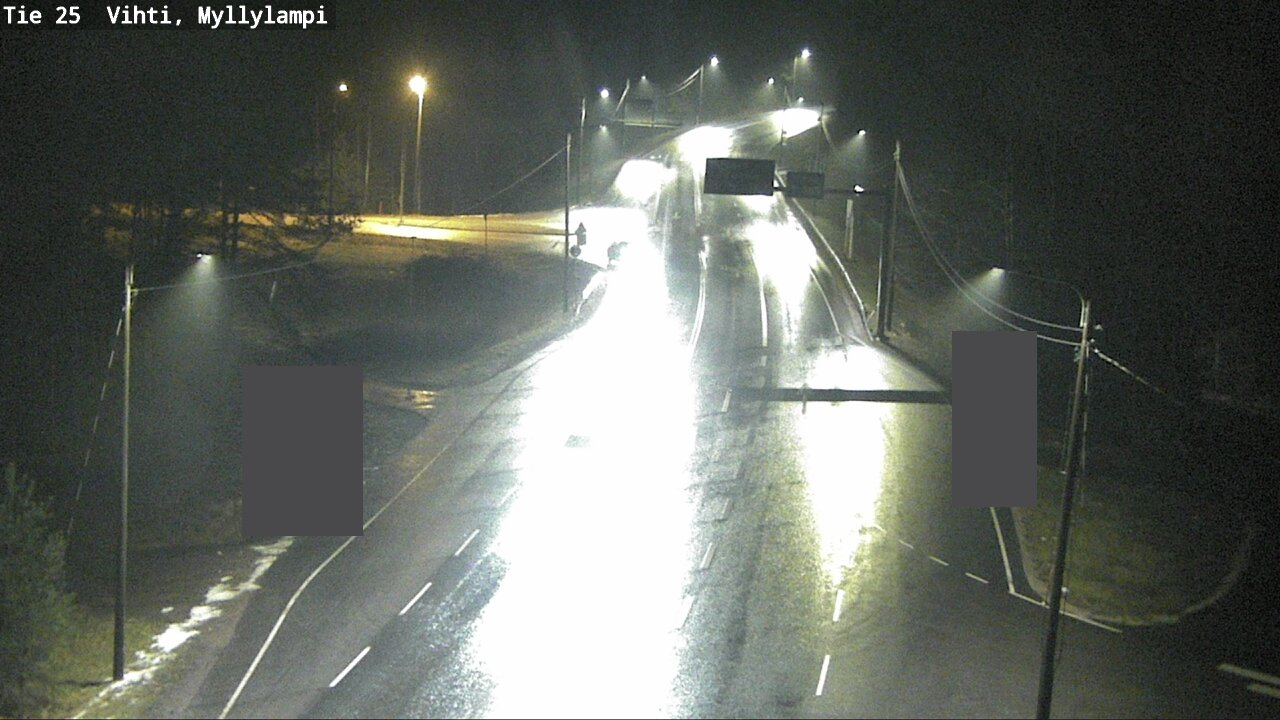 Weather Camera Image Väg 25 Lojo Myllylampi, Lohja, Uusimaa