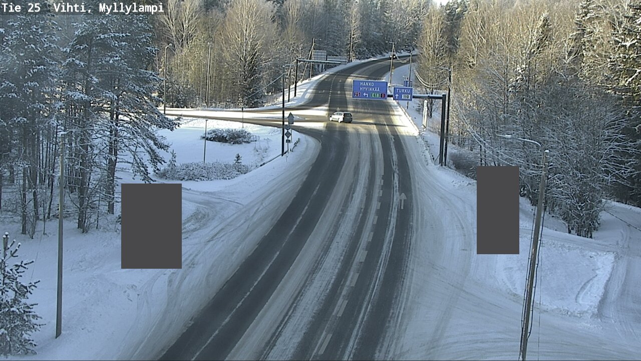 Weather Camera Image Road 25 Lohja Myllylampi, Lohja, Uusimaa