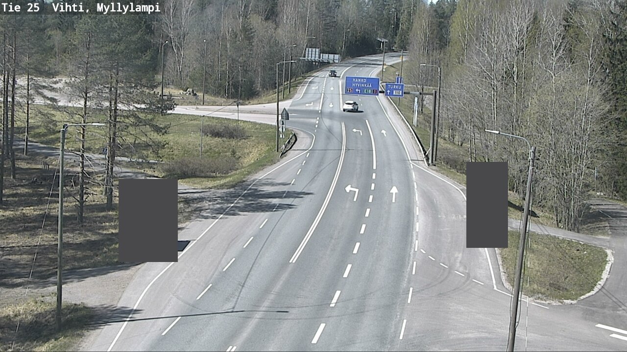 Kelikamerat Kuva Tie 25 Lohja Myllylampi, Lohja, Uusimaa