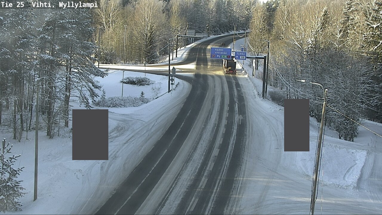 Weather Camera Image Road 25 Lohja Myllylampi, Lohja, Uusimaa
