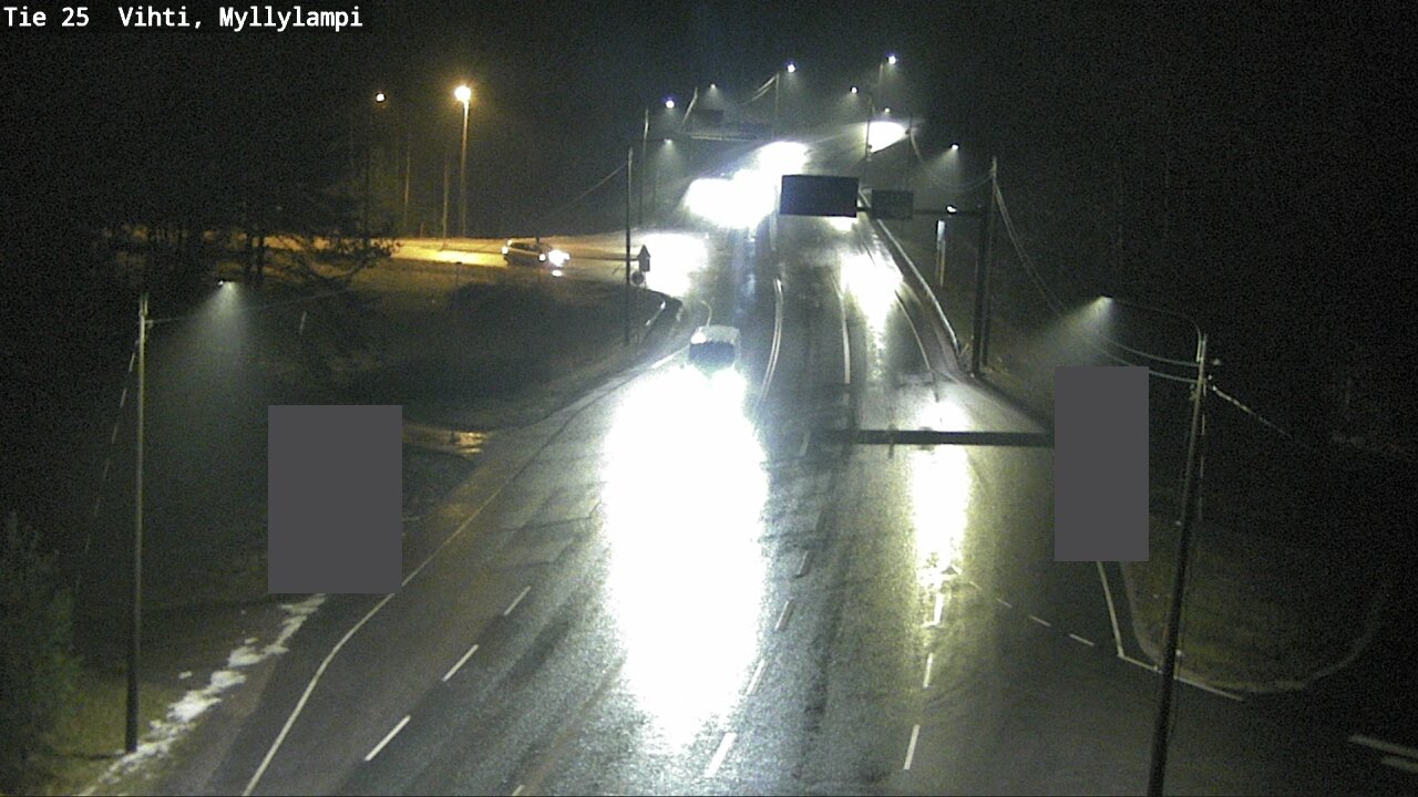 Weather Camera Image Väg 25 Lojo Myllylampi, Lohja, Uusimaa