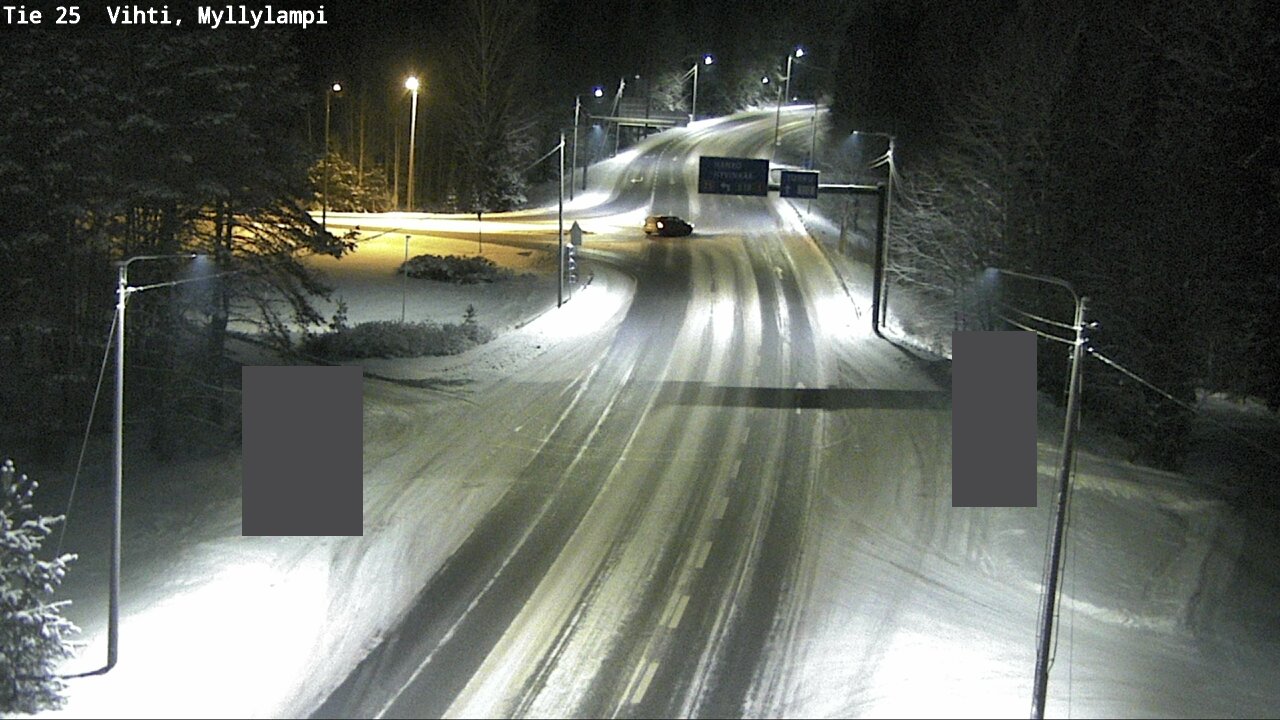 Weather Camera Image Road 25 Lohja Myllylampi, Lohja, Uusimaa