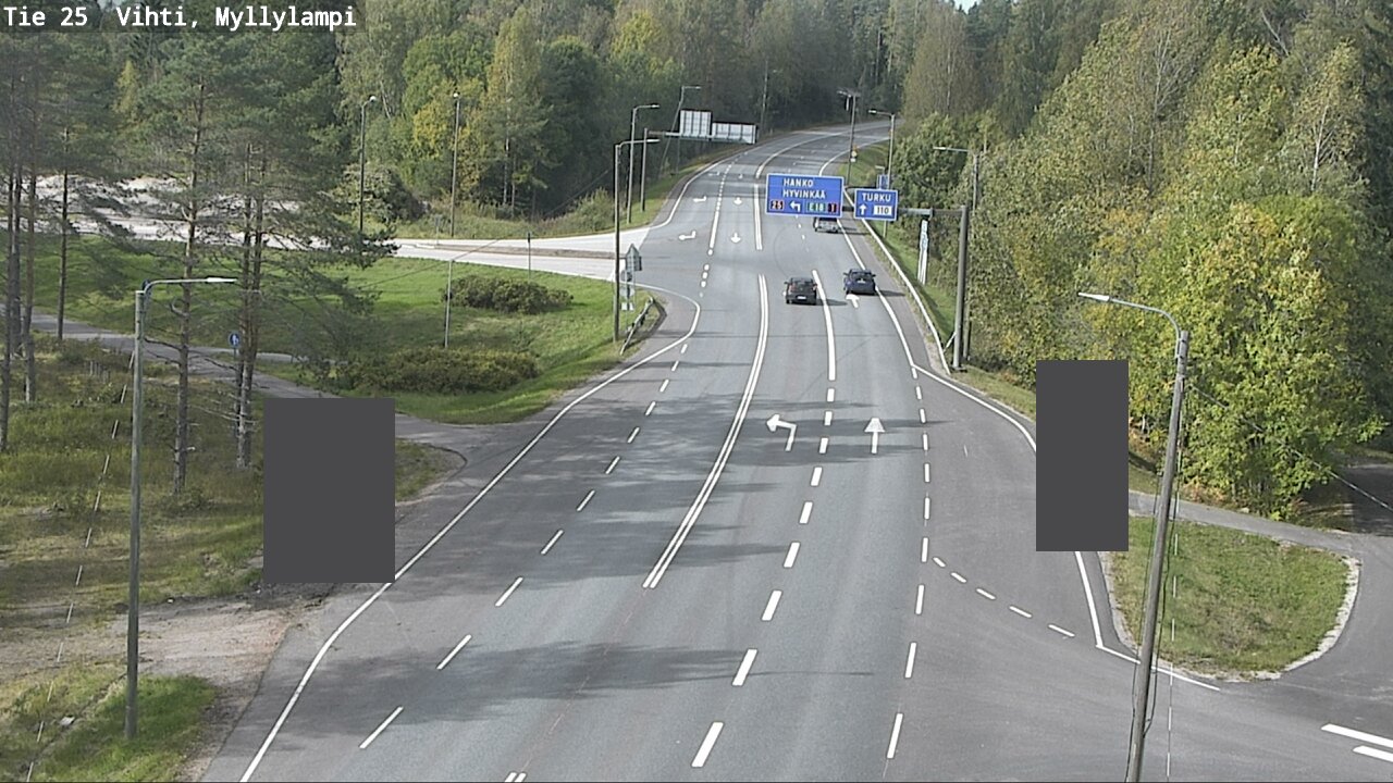 Weather Camera Image Road 25 Lohja Myllylampi, Lohja, Uusimaa