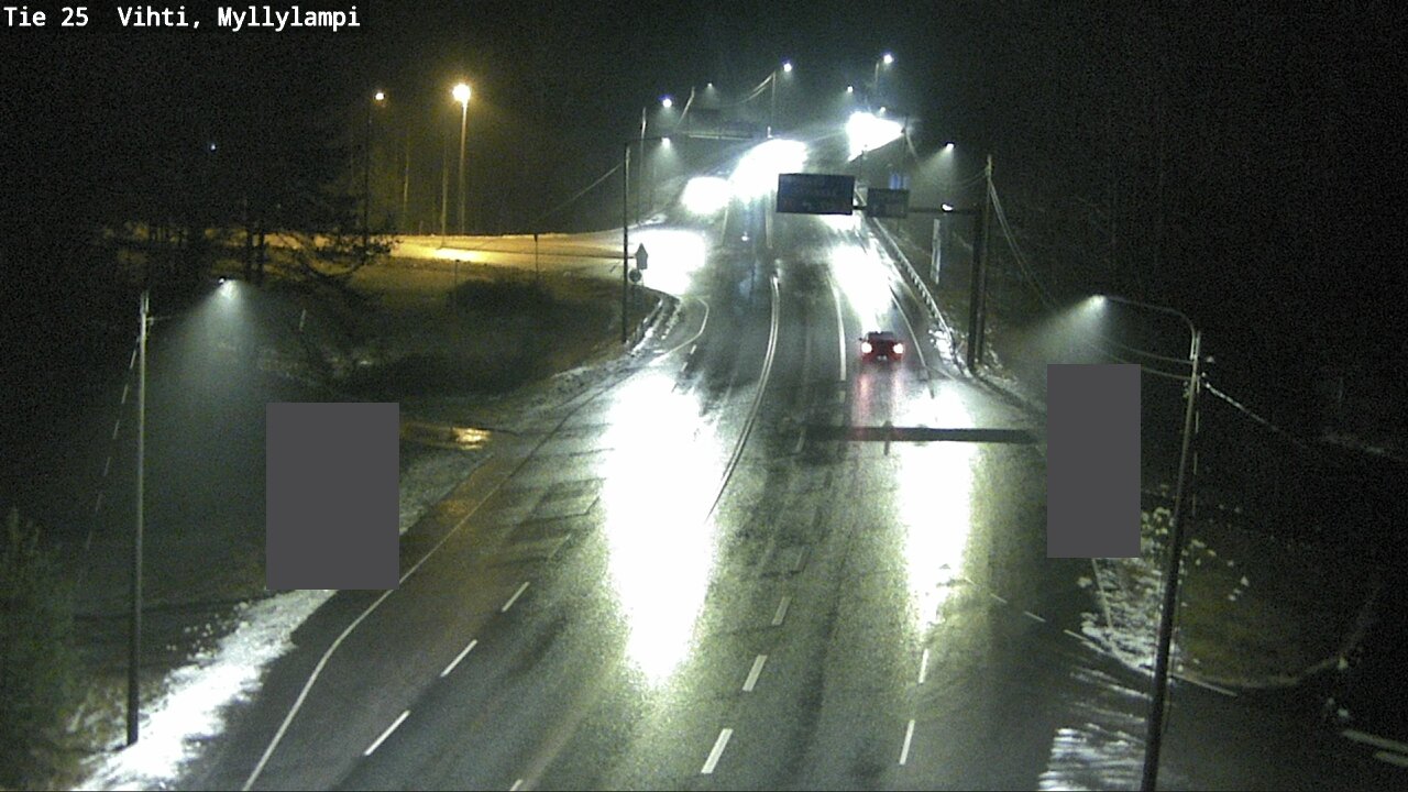 Weather Camera Image Väg 25 Lojo Myllylampi, Lohja, Uusimaa