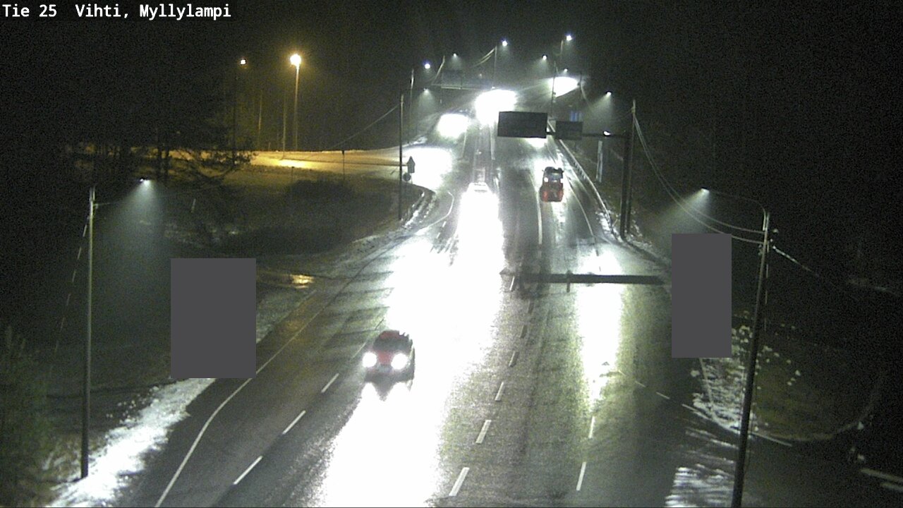 Weather Camera Image Väg 25 Lojo Myllylampi, Lohja, Uusimaa