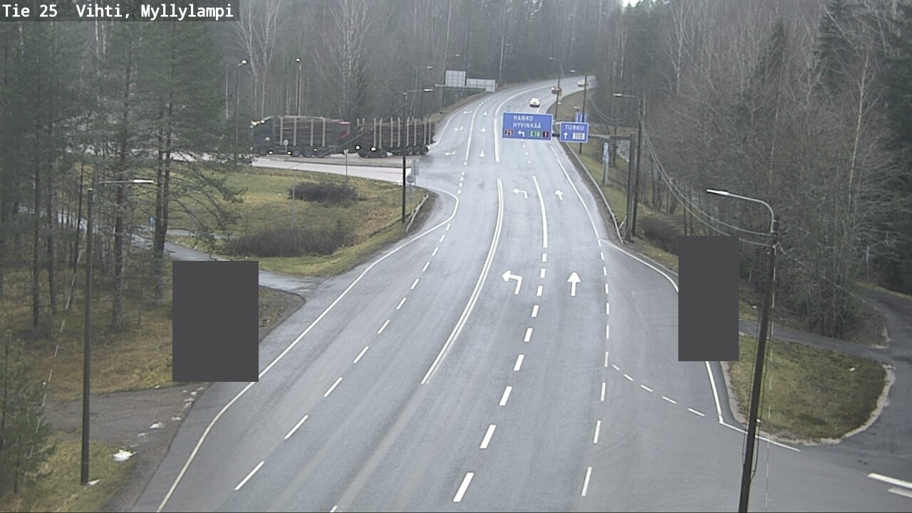Weather Camera Image Road 25 Lohja Myllylampi, Lohja, Uusimaa