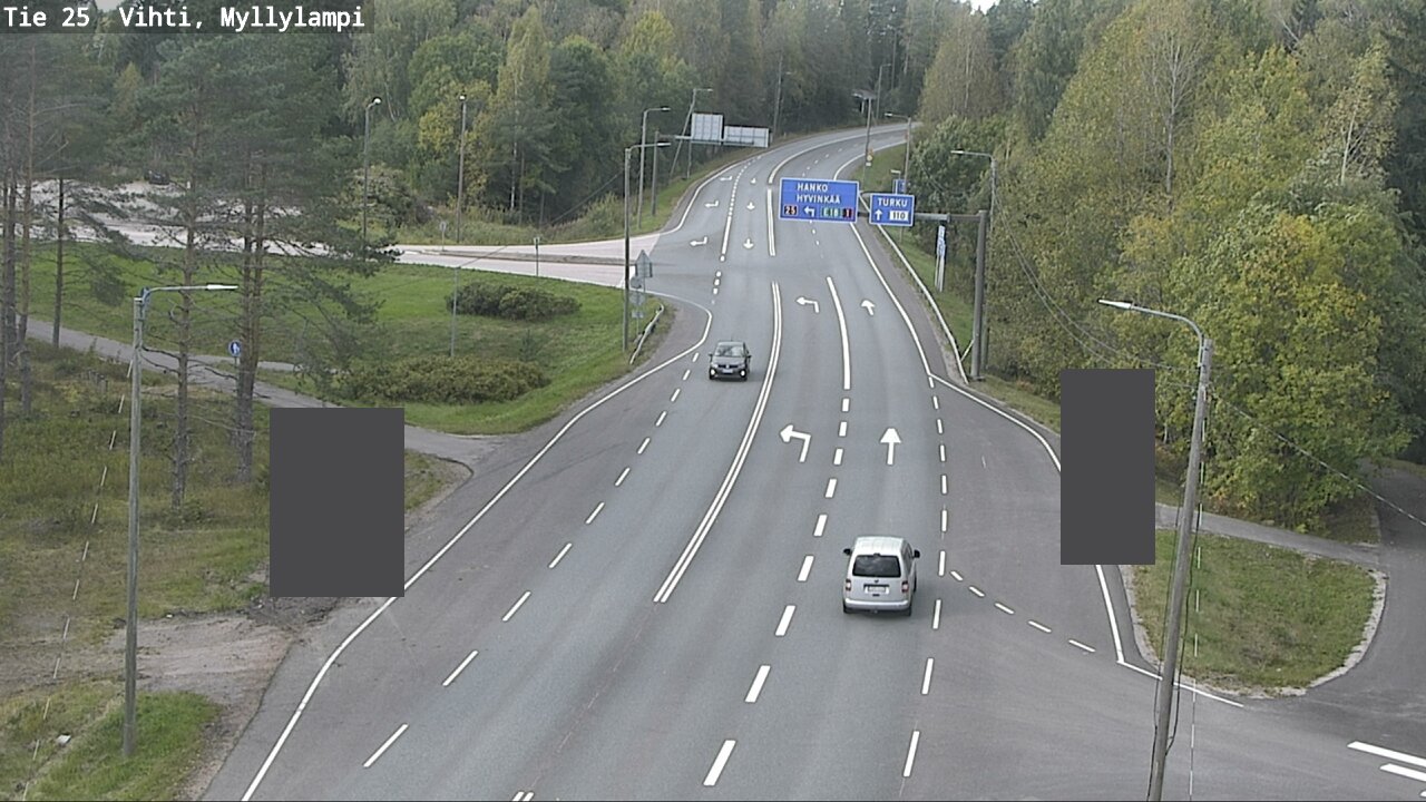 Weather Camera Image Road 25 Lohja Myllylampi, Lohja, Uusimaa