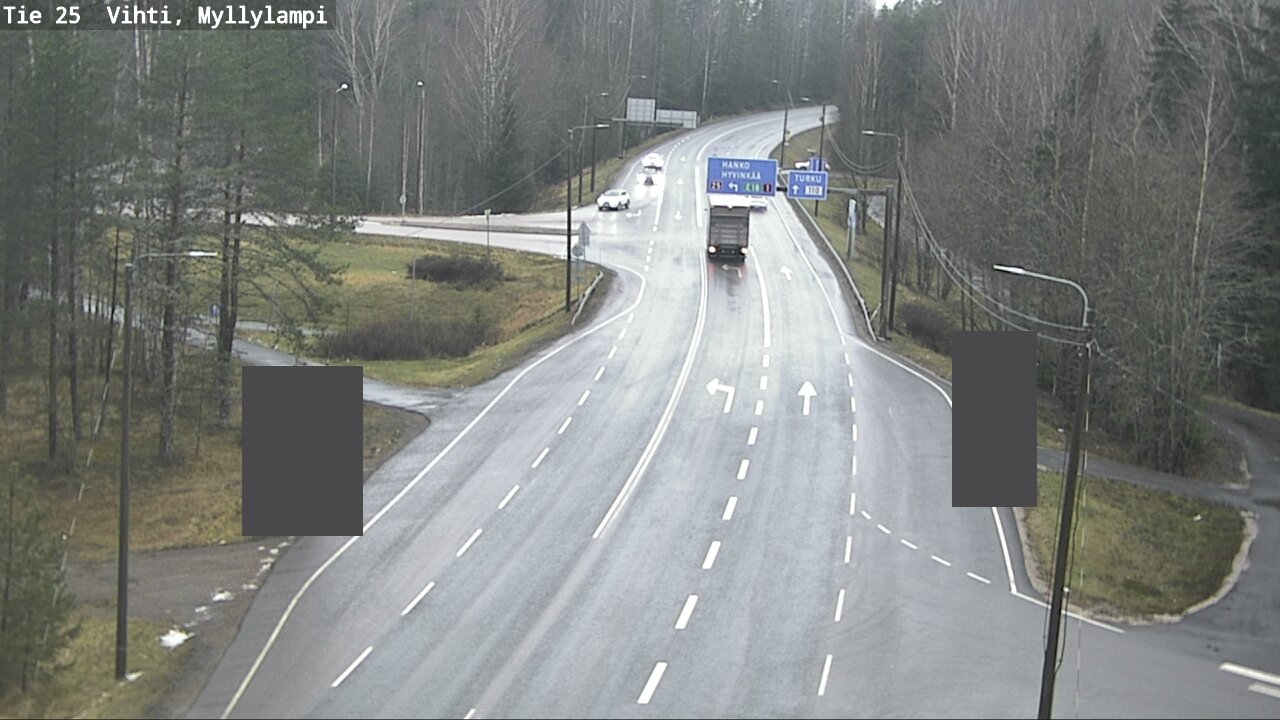 Weather Camera Image Road 25 Lohja Myllylampi, Lohja, Uusimaa