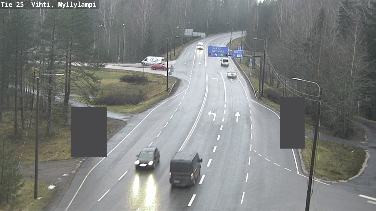 Weather Camera Image Road 25 Lohja Myllylampi, Lohja, Uusimaa