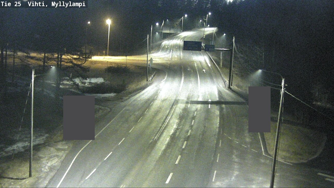 Weather Camera Image Väg 25 Lojo Myllylampi, Lohja, Uusimaa