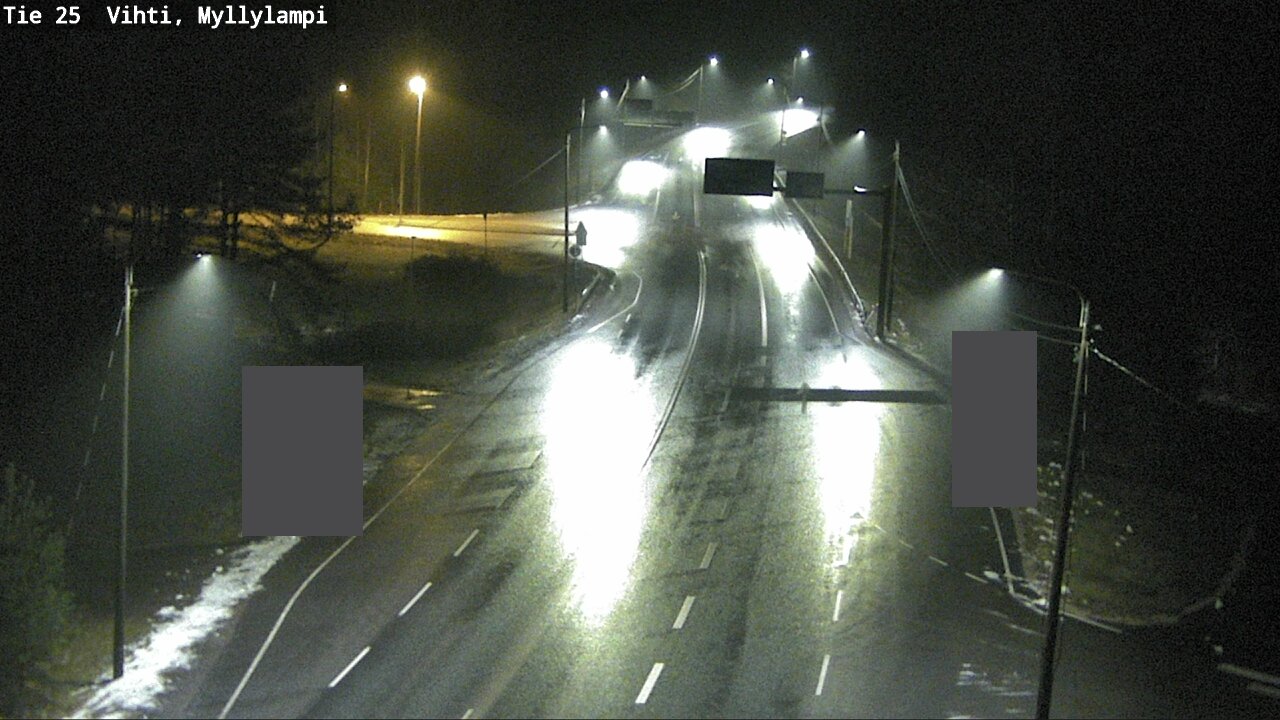 Weather Camera Image Väg 25 Lojo Myllylampi, Lohja, Uusimaa