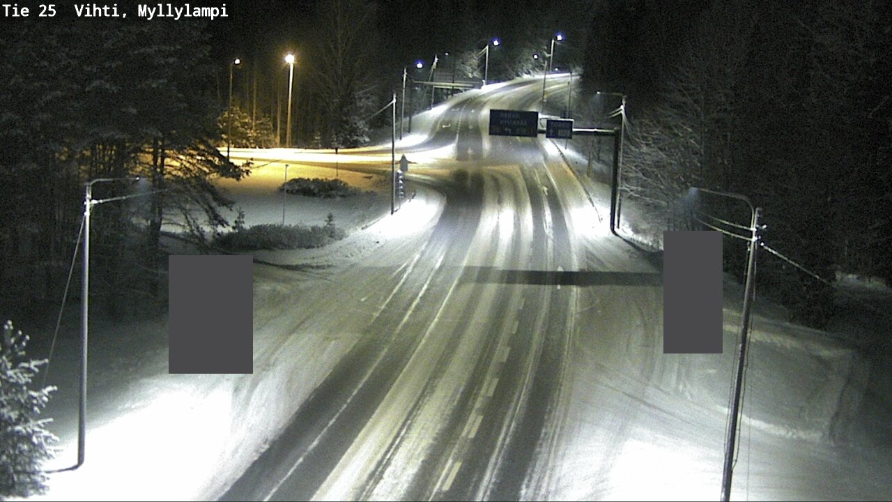 Weather Camera Image Road 25 Lohja Myllylampi, Lohja, Uusimaa