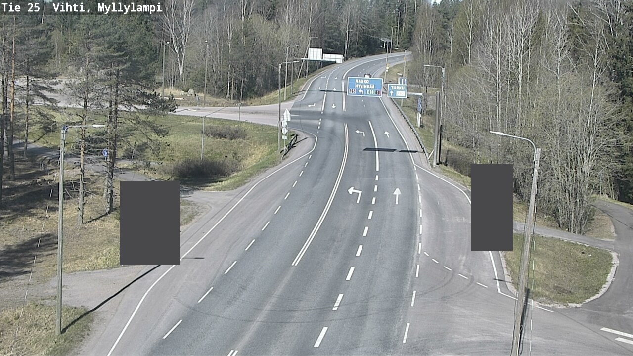 Kelikamerat Kuva Tie 25 Lohja Myllylampi, Lohja, Uusimaa