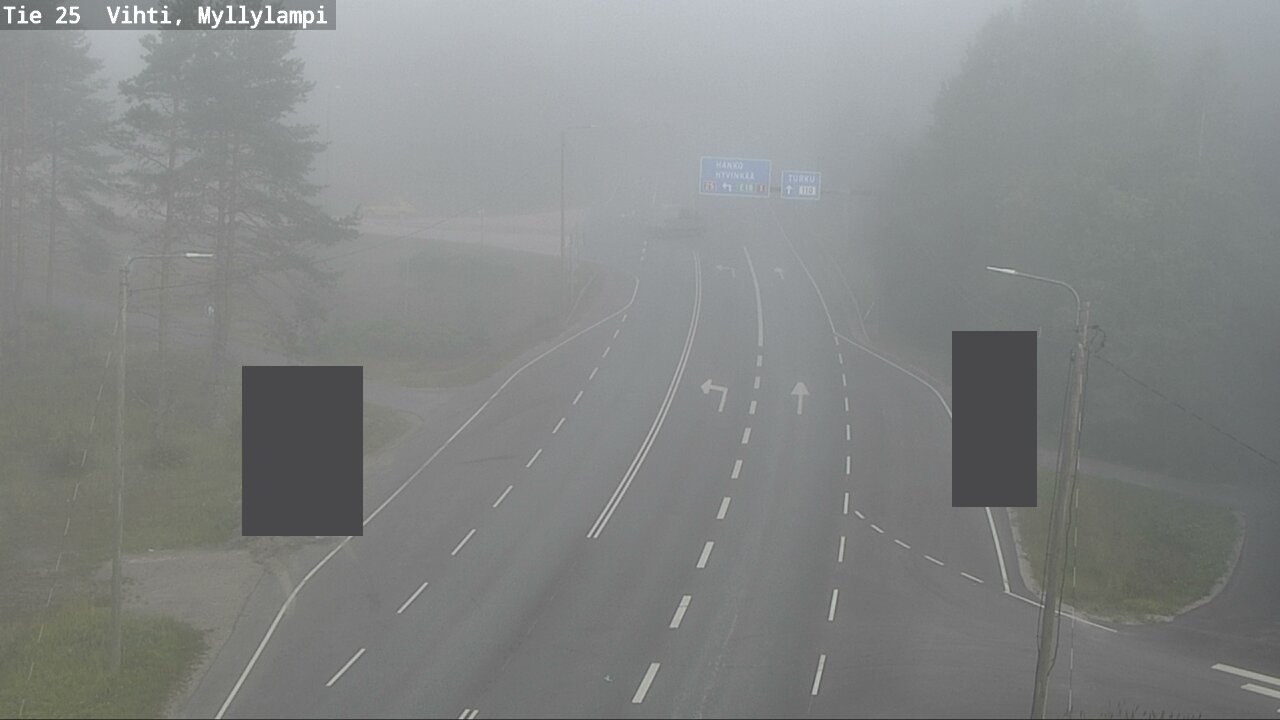 Weather Camera Image Road 25 Lohja Myllylampi, Lohja, Uusimaa