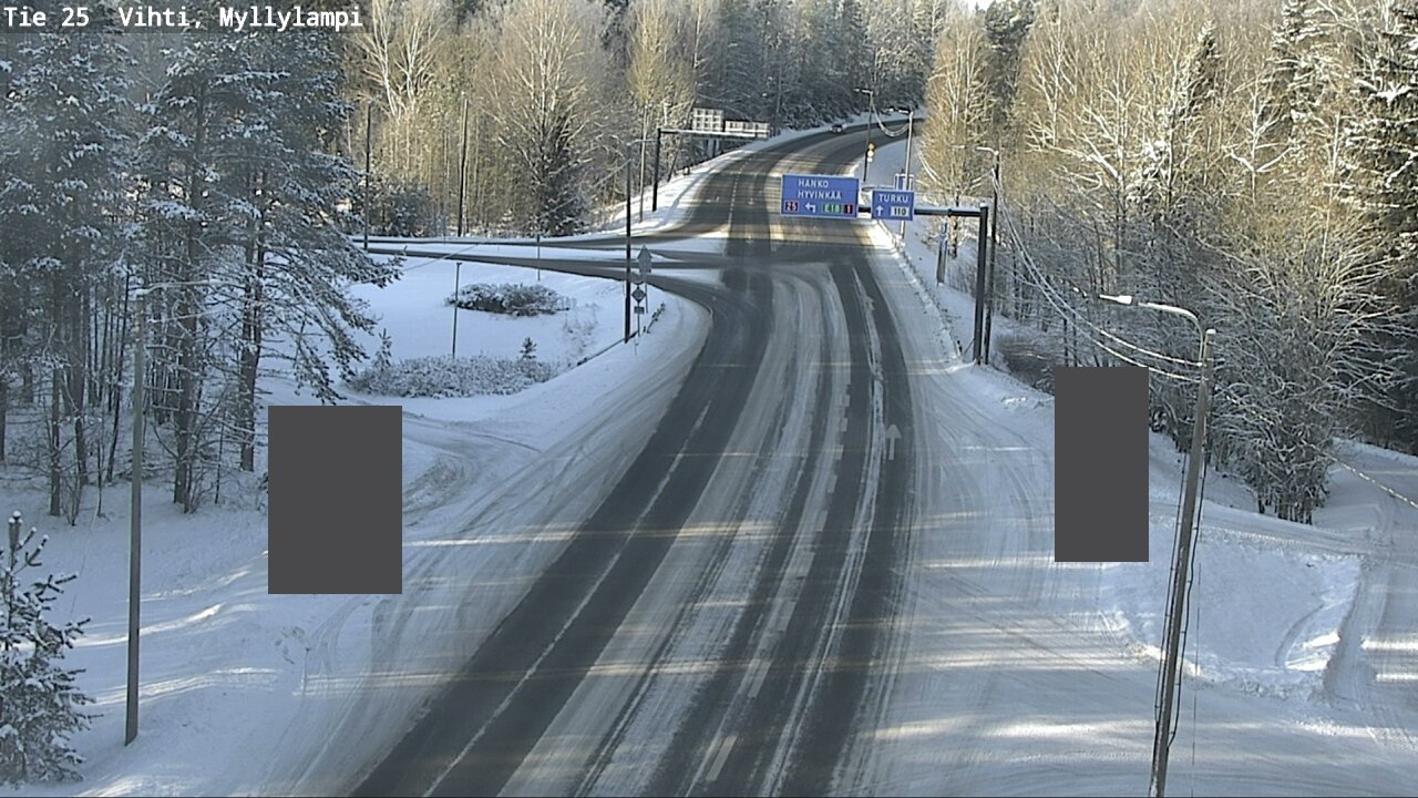 Weather Camera Image Road 25 Lohja Myllylampi, Lohja, Uusimaa