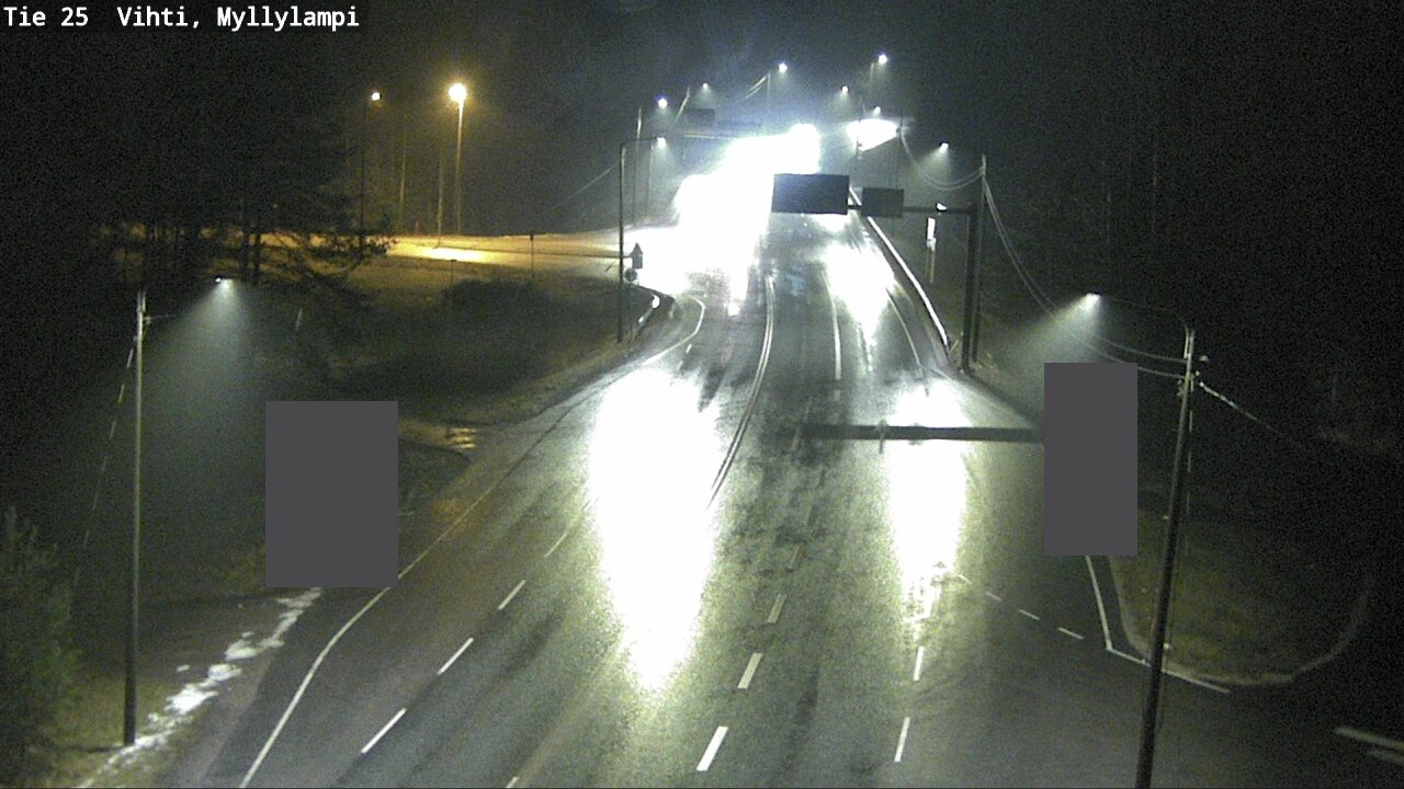 Weather Camera Image Väg 25 Lojo Myllylampi, Lohja, Uusimaa